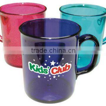 Spectrum Glitter Plastic Mugs