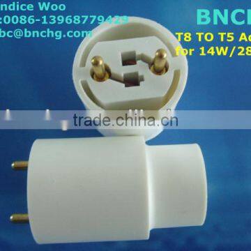 BNCHG T8 to T5 fluorescent lamp adapter adaptor 35W