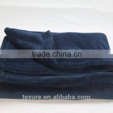 Super Soft Luxury Microfiber Fleece Blanket for Airplane and Travel