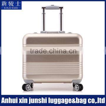 18" Aluminum Magnesium Alloy Trolley Case Mental Laptop Case Trolley