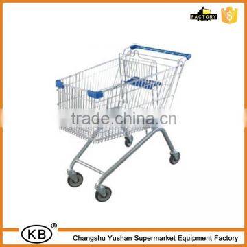 160L 4 wheel unfolding hot sale shopping trolleys carts