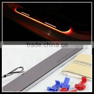 for Mercedes W204 W212 GLK LED door sill with led car covers strip welcome pedal auto accessories car styling