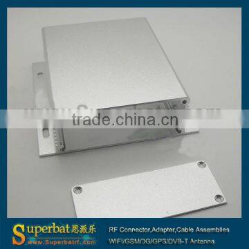 Extruded aluminum power enclosure PCB case eletronica