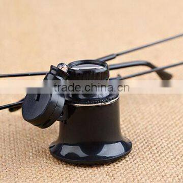 High Quality Optical Lens 2 LED Eye Glasses Material Jewelry Loupes and Magnifiers photo-3