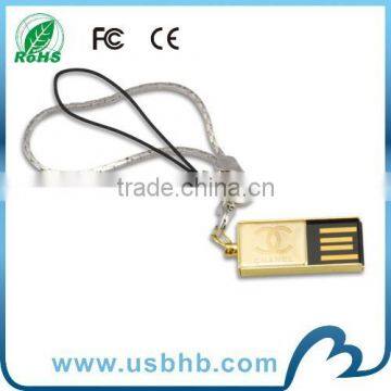 Golden Metal Hard Lock Usb Flash Drive With Competitive Price photo-5