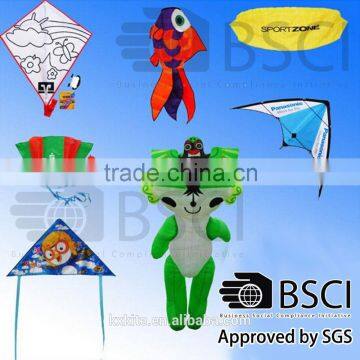 BSCI factory audit Diamond kite/Delta kite/Promotion kite/Animal Kite/Dual line power kite/Stunt kite/                        
                                                Quality Choice