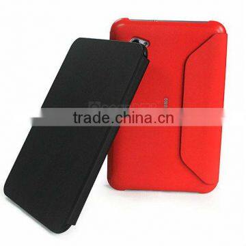 PU+PC fancy newest laptop leather stand case for samsung tablets p3100 new product for 2013