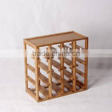 Bamboo kitchenware wine bottle holder rack furniture