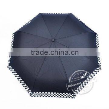 Original 21 Inch*8K 3 Folding Automatic Telescopic Advertising Umbrella Series photo-2