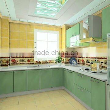 Professional design wooden kitchen cabinet with high quality hardware