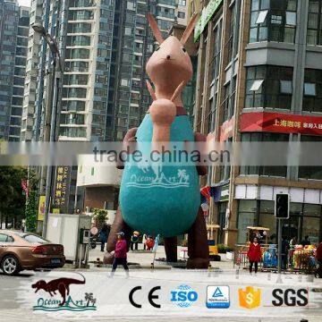 OA2012 Theme Park Decoration Realistic Animal Statue