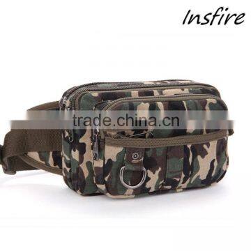 2016 outdoor waist bag fashionable classical canvas waist leg bag