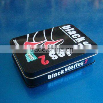 Rectangular book packaging tin box