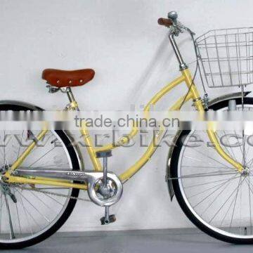 old style 26'' steel ladies bike/women city bike made in China