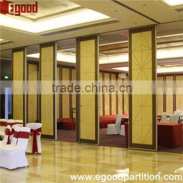 sliding room divider for hotel production area room and dinning room