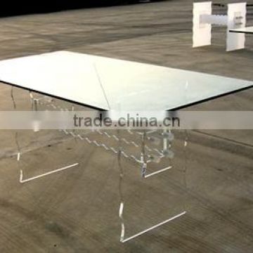 Shanghai acrylic Fargo glass table