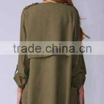 New Arrival Khaki 2014 Women Jackets & Latest Winter Jackets Design & 2014 New Design Women Jackets Woman Wear Winter Jackets