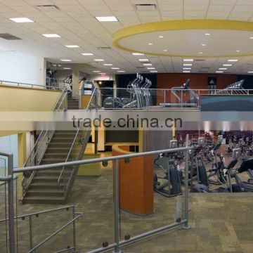 Indoor handrail glass balustrade railing B1200