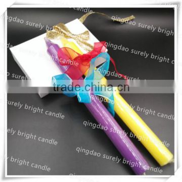 Taper Shape In Very Clear style for home decor/cheap white taper candles supplier/household candles