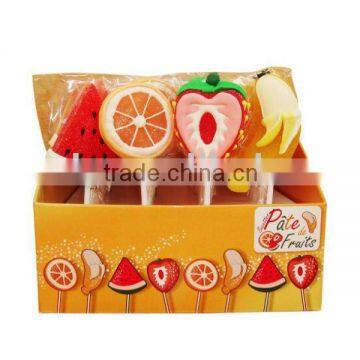 Various Fruits Jelly Lollipop