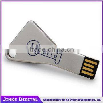 Fashionable best selling metal key usb flash disk