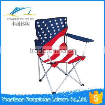 Folding beach chair with armrest, camping chair, beach chair