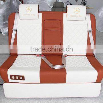 Rear 3 Seater Sofa Parts With Recliner for Motor Homes MPV