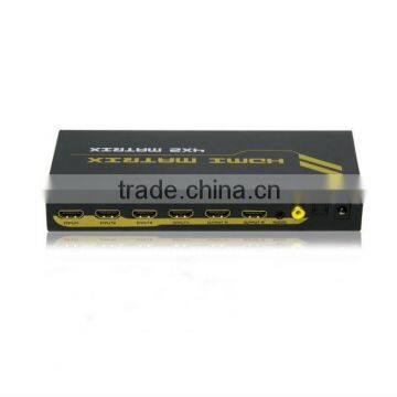 HDMI Matrix 4 in 2 Out With Audio Output(Stereo/Toslink/Coaxial) Hyundai Matrix Parts photo-3