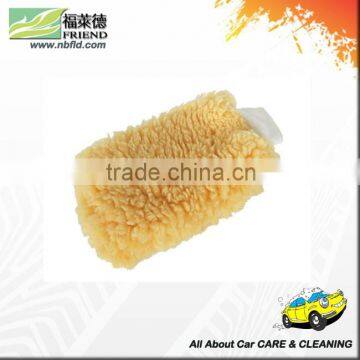 Auto parts cleaning Ningbo factory synthetic Wool Wash Mitt