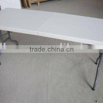 Outdoor Used Rectangular plastic folding table for Party