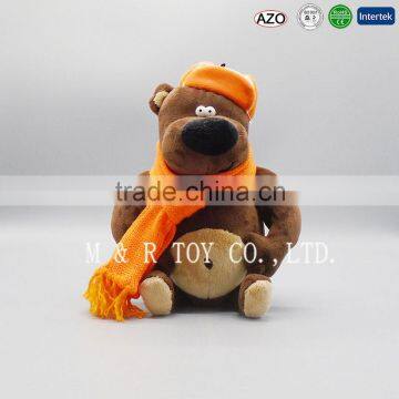 Factory Direct Teddy Bear Plush Bear Toys with Scarf and Hat