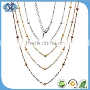 2015 New Products Ball Simple Neck Chain