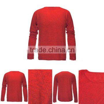 Wholesale cashmere sweaters China fancy design O-neck sweater for young men