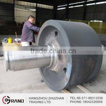 Casting Carbon Steel Support Roller for the Cement Factory photo-4