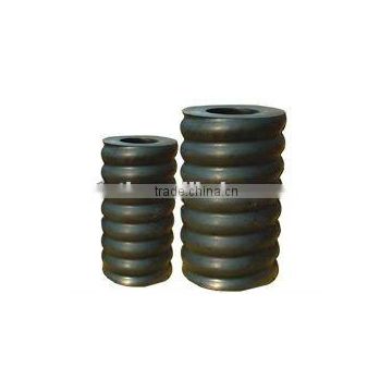 Rubber Spring, Composite Spring, Rubber with Metal coil spring