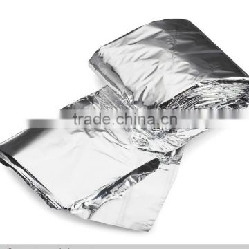 Thermal foil emergency blanket