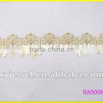 2012 new trend imitation jewelry & gold hair accessory