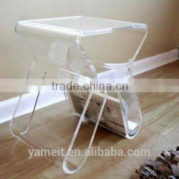 New Design home decoration acrylic book display stands acrylic furniture display