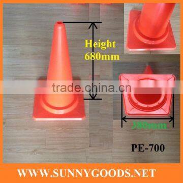 700mm orange PE road traffic cone