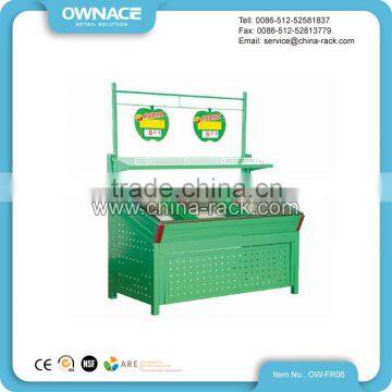 Double Layers Stainless Steel Fruit & Vegetable Display Rack