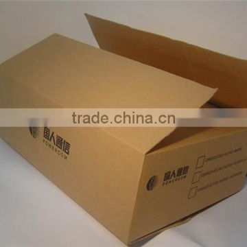 Folderable Customized Printed Kraft Corrugated paper shipping box