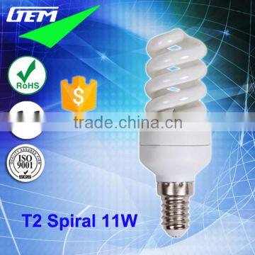 Warmwhite Energy Saving 3U/Spiral T2 Mini Lamp E14 With 5-15W