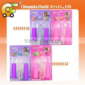 Promotion toys--card packing jumping rope ,cheap skipping rope for kids