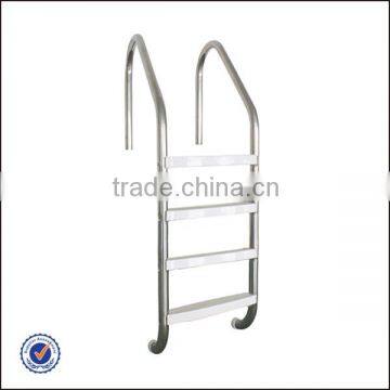 P1840 Extendable Swimming Pool Stainless Steel Ladder With Plastic 2/3/4 Steps for In-ground Pool photo-3