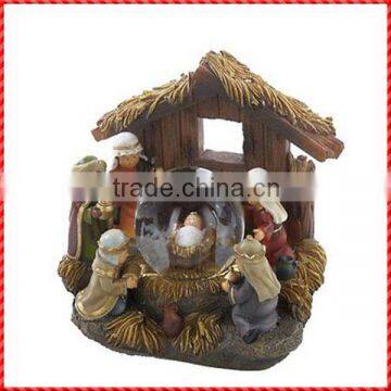 Top Quality Christ Birthplace Religious Resin Snow Ball photo-1