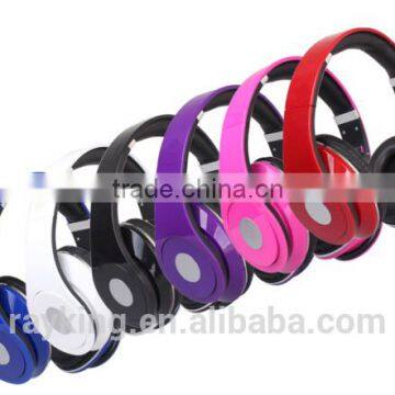 High Quality Colorful Earphone , Music Stereo Hand Free Helmet Headphone ,ROHS Portable HEADSET