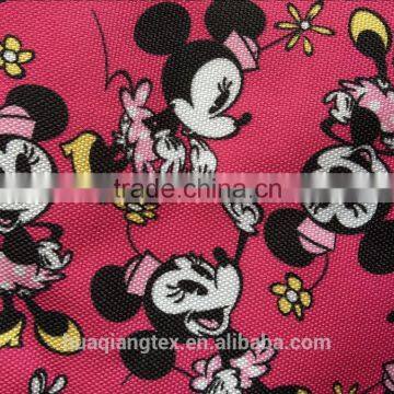 Cute Mickey Minnie Mouse Print Oxford Fabric for School Bag Shopping Bag