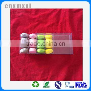 16 Pcs Clear Plastic Mcaron Box And Boxes Food Pacakging photo-3