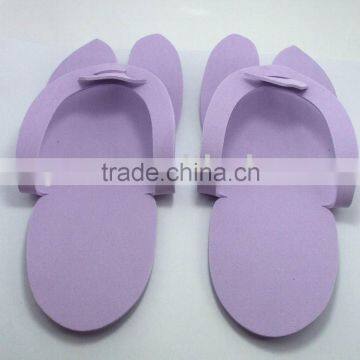 Disposable Light Purple Slippers