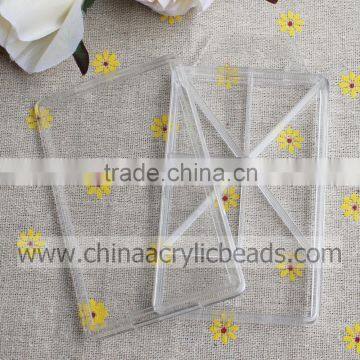 fancy jewelry 1.5*6*9.7cm Detachable clear Slot Storage Boxes Small Pill Bead Storage Container Organizer